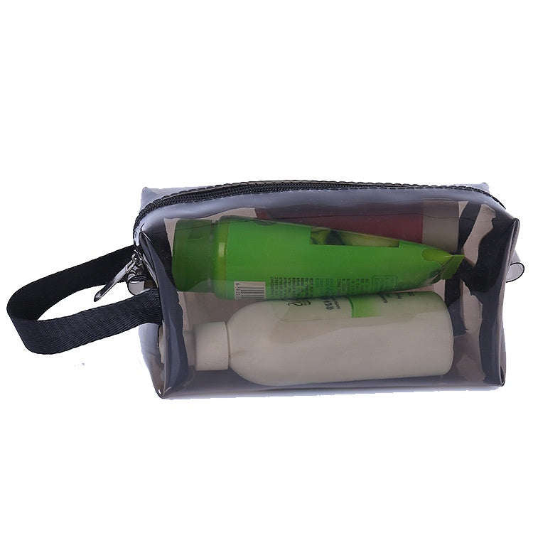 【Professional Customization】Custom Transparent Portable Pvc Bag Portable Plastic Toiletries Zipper Bag Transparent PVC Cosmetics BagPrintable Logo Manufacturers Customized Various Sizes and Styles(minimum 50pcs)