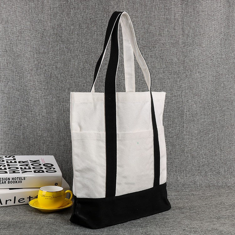 【Professional Customization】Reinforced Hand-held Canvas Bag Cotton Shopping Environmental Protection Bag Gift Packaging Bag Printable Logo Manufacturers Customized Various Sizes and Styles(minimum 50pcs)