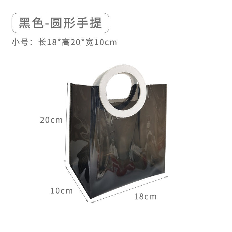 【Professional Customization】Gift Bags High-end Small Holiday Portable Large Ins Wind Plastic Pvc Laser Exquisite Packaging Gifts Fashion Printable Logo Manufacturers Customized Various Sizes and Styles(minimum 50pcs)