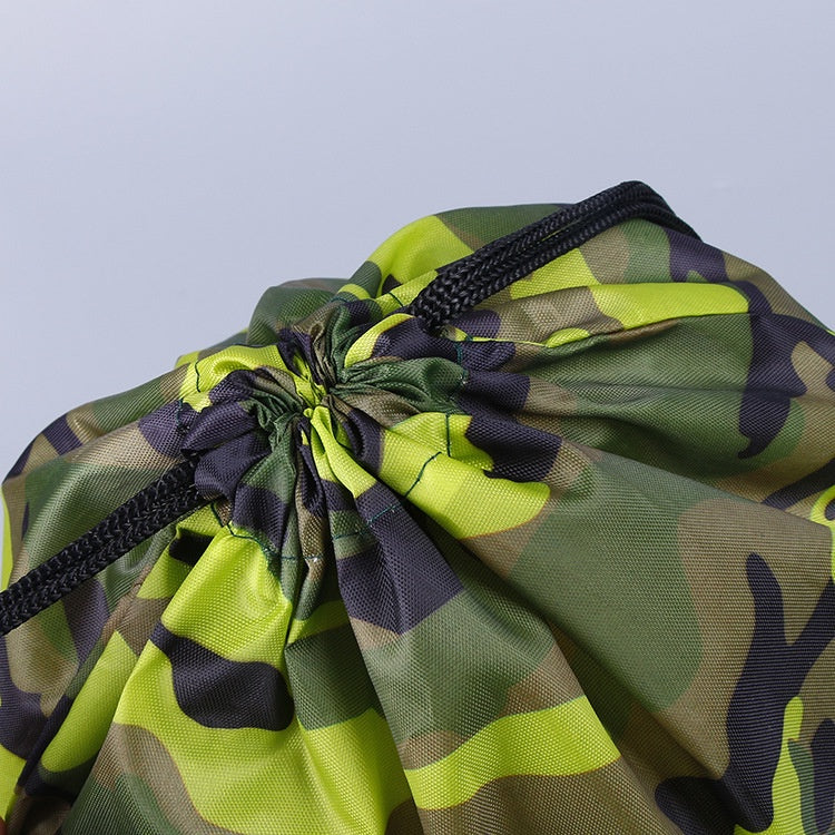 【Professional Customization】Camouflage Polyester Cloth Bag Gift Nylon Drawstring Backpack Bag Storage Bag CustomizationPrintable Logo Manufacturers Customized Various Sizes and Styles(minimum 50pcs)