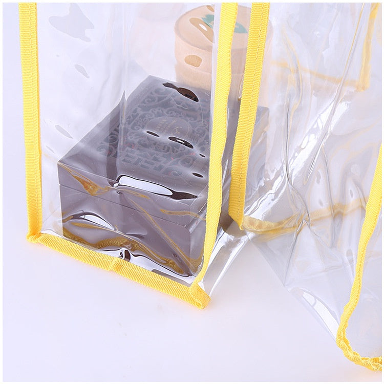 【Professional Customization】Transparent Pvc Tote Bag One-shoulder PVC Tote Shopping Bag Daily Beauty Jewelry Bags CustomPrintable Logo Manufacturers Customized Various Sizes and Styles(minimum 50pcs)