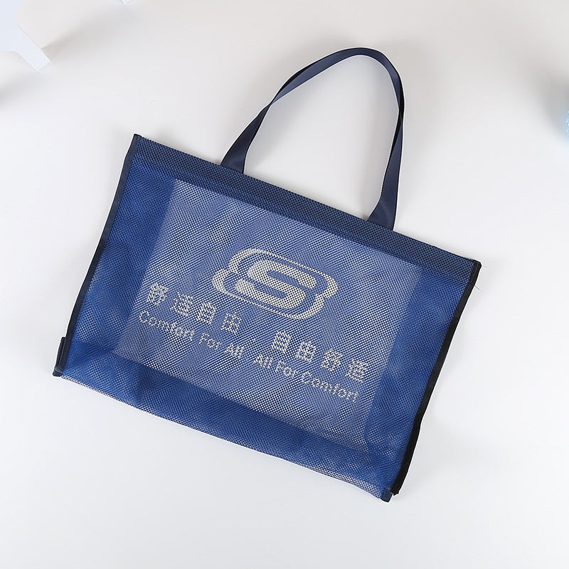 【Professional Customization】Fashion Hand-held Gauze Bag Customized  Nylon Net Shopping Bag Transparent Advertising Net BagPrintable Logo Manufacturers Customized Various Sizes and Styles(minimum 50pcs)