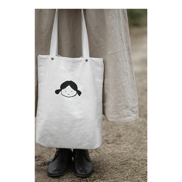 【Professional Customization】DuPont Paper Bag Custom Pattern Handbag Kraft Paper Bag Washable Tear Resistant Tote Environmental Protection Bag Printable Logo Manufacturers Customized Various Sizes and Styles(minimum 50pcs)