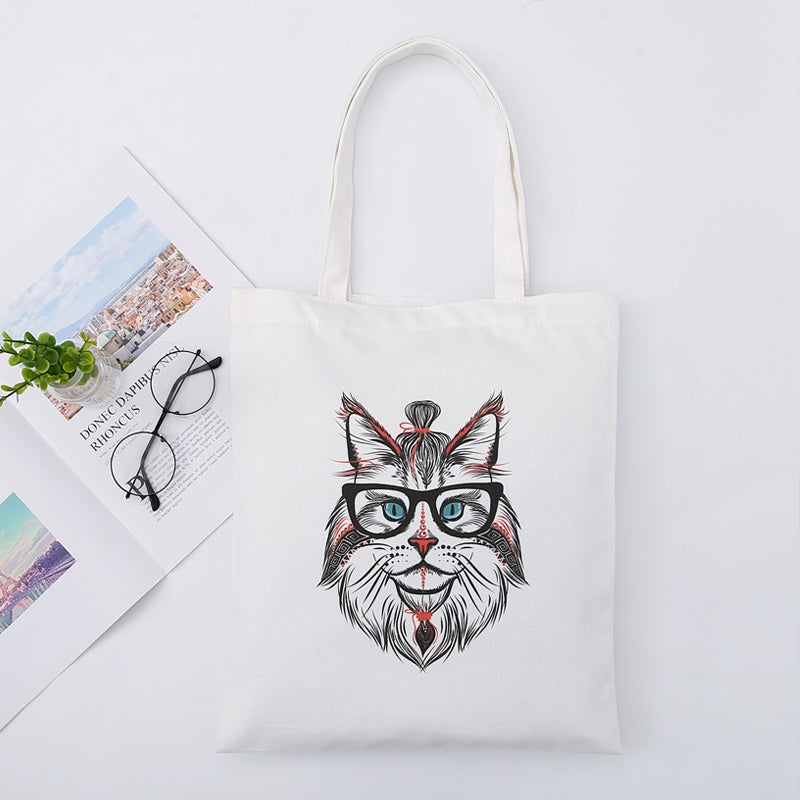 【Professional Customization】Canvas Bag Shopping Bag Handbag Customized Advertisement  Business Enterprise Publicity Cotton Bag Printable Logo Manufacturers Customized Various Sizes and Styles(minimum 50pcs)