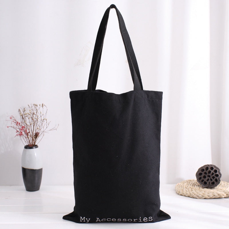 【Professional Customization】Canvas Bag Shopping Handbag Enterprise Custom Advertising Gift Bag Student Cram School BagPrintable Logo Manufacturers Customized Various Sizes and Styles(minimum 50pcs)