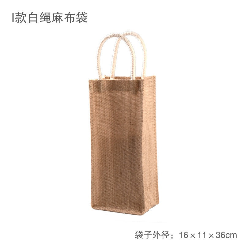 【Professional Customization】Yellow Linen Handbag Cotton And Linen Handbag Gift Box With Bag Teapot Box Bag Literary Printable Logo Manufacturers Customized Various Sizes and Styles(minimum 50pcs)