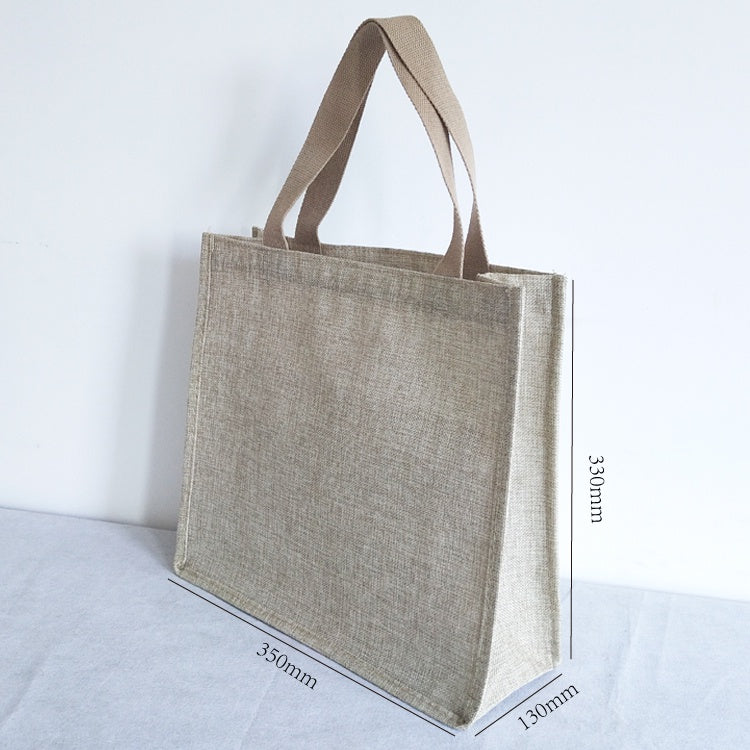 【Professional Customization】Jute Bag Small Bag Retro High Grade Linen Bag Exquisite Simple Advertising Gift Bag Packaging Bag Handbag Printable Logo Manufacturers Customized Various Sizes and Styles(minimum 50pcs)