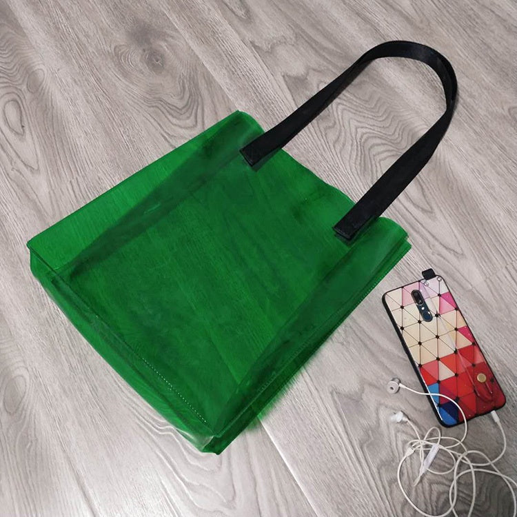 【Professional Customization】PVC Magic Color Radium Shooter Bag Transparent Jelly Bag Beach Waterproof Bag Versatile Gift Bag Printable Logo Manufacturers Customized Various Sizes and Styles(minimum 50pcs)