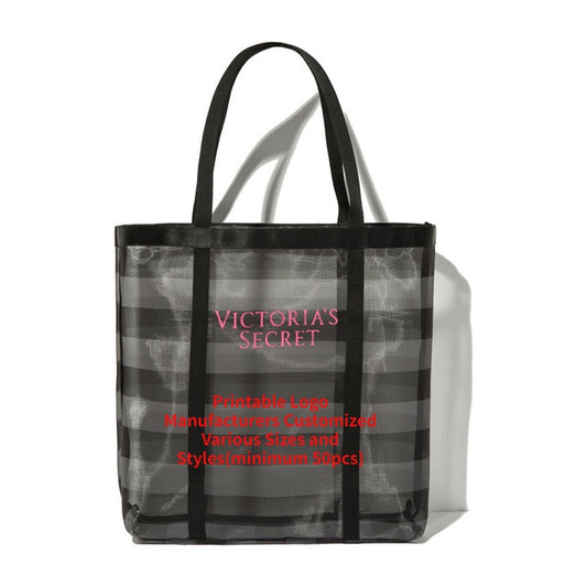 【Professional Customization】Handbag Shoulder Bag Women's Bag Mesh Bag Large Capacity Shopping Bag Leisure BagPrintable Logo Manufacturers Customized Various Sizes and Styles(minimum 50pcs)