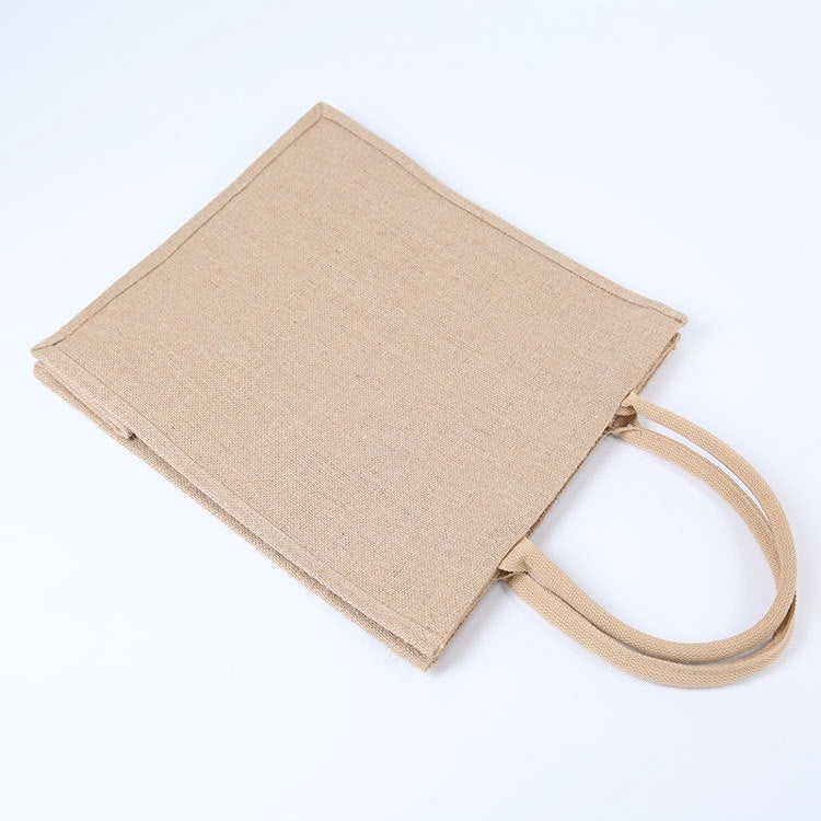 【Professional Customization】Cotton Linen Cloth Bag Thick Jute Glue Waterproof Linen Cloth Bag Screen Printable Logo Manufacturers Customized Various Sizes and Styles(minimum 50pcs)