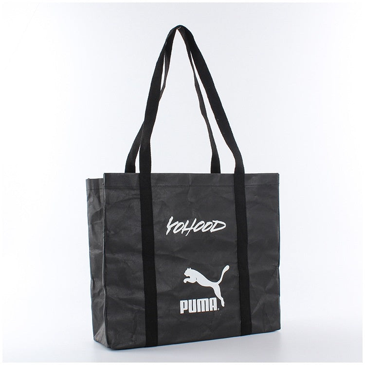 【Professional Customization】Factory Custom Wash Kraff Paper Handbag Shoulder Bag Kraff Paper Double-layer Material Large-capacity Oblique BagPrintable Logo Manufacturers Customized Various Sizes and Styles(minimum 50pcs)