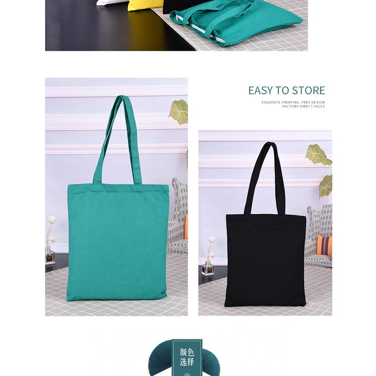 【Professional Customization】Canvas Bag Custom-made Tote Cotton Bag Custom-made Canvas Bag Eco-friendly Shopping Bag Zipper Bag Printable Logo Manufacturers Customized Various Sizes and Styles(minimum 50pcs)