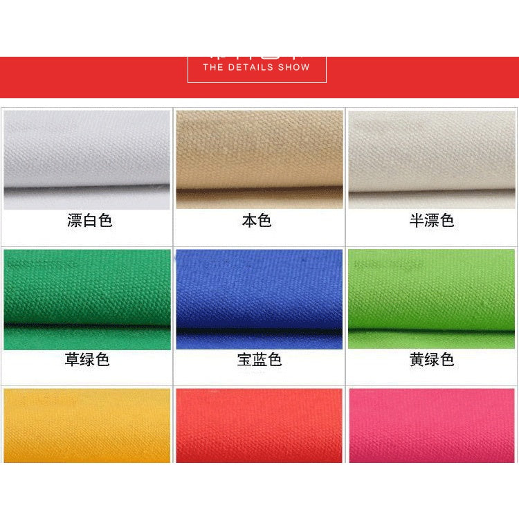 【Professional Customization】Cotton Rope Canvas Bag Made To Order Single Shoulder Cotton Handbag Made To Order Blank DIY Canvas Bag Made To OrderPrintable Logo Manufacturers Customized Various Sizes and Styles(minimum 50pcs)