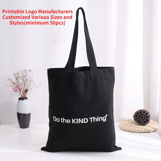 【Professional Customization】Canvas Handbag Advertising Shopping Bag Enterprise Custom Gift BagPrintable Logo Manufacturers Customized Various Sizes and Styles(minimum 50pcs)