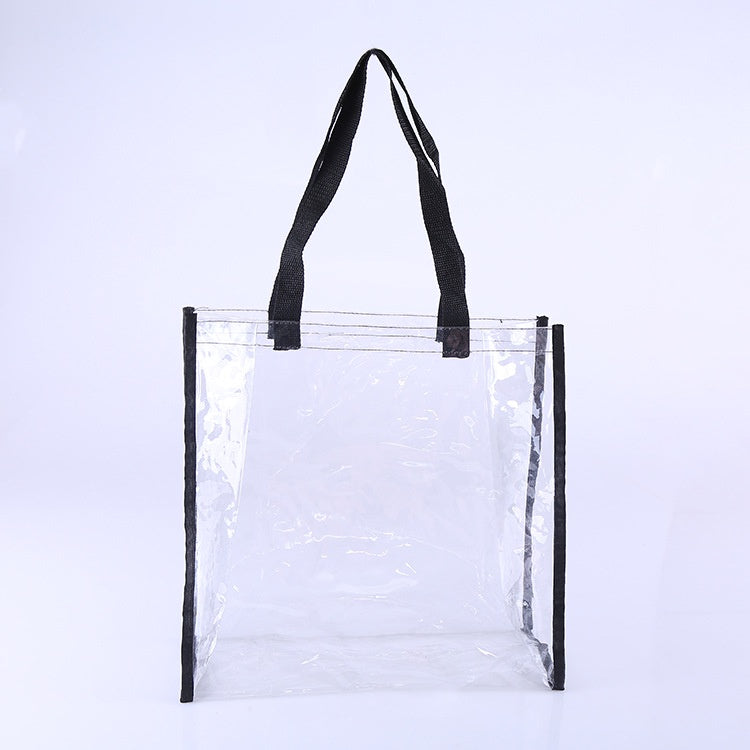 【Professional Customization】Production and  of PVC Handbags Transparent One Shoulder Portable Shopping Bags Portable Gifts Beauty BagPrintable Logo Manufacturers Customized Various Sizes and Styles(minimum 50pcs)