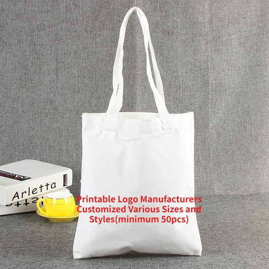 【Professional Customization】Canvas Cotton Bag Hospital Pharmaceutical Activities Merchandise Promotional Advertising Clothing Shopping Package Printable Logo Manufacturers Customized Various Sizes and Styles(minimum 50pcs)