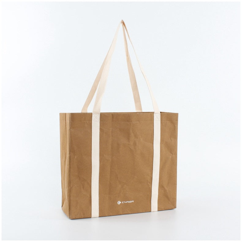 【Professional Customization】New American Washable Kraft Paper Bags Cartoon Fashion Shopping Gift BagPrintable Logo Manufacturers Customized Various Sizes and Styles(minimum 50pcs)