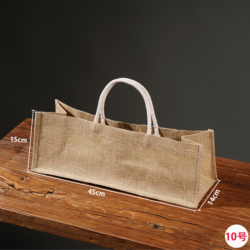 【Professional Customization】Retro Art Cotton And Linen Tote Bag Woven Small Cloth Bag Shopping Eco-friendly Bag Carrying Book Bag Storage Small Printable Logo Manufacturers Customized Various Sizes and Styles(minimum 50pcs)