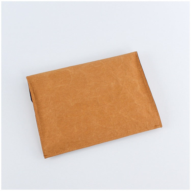 【Professional Customization】Creative  Washable Kraft Paper Bag Tear Not Rotten Kraft Paper Bag IPad Protective Case Collection BagPrintable Logo Manufacturers Customized Various Sizes and Styles(minimum 50pcs)