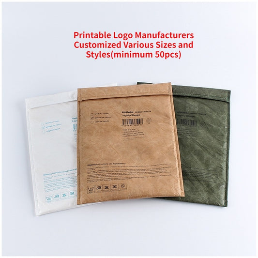 【Professional Customization】Factory  Self-styled Magic Paste File Bag Information Bag Can Be Washed Kraft Paper BagPrintable Logo Manufacturers Customized Various Sizes and Styles(minimum 50pcs)