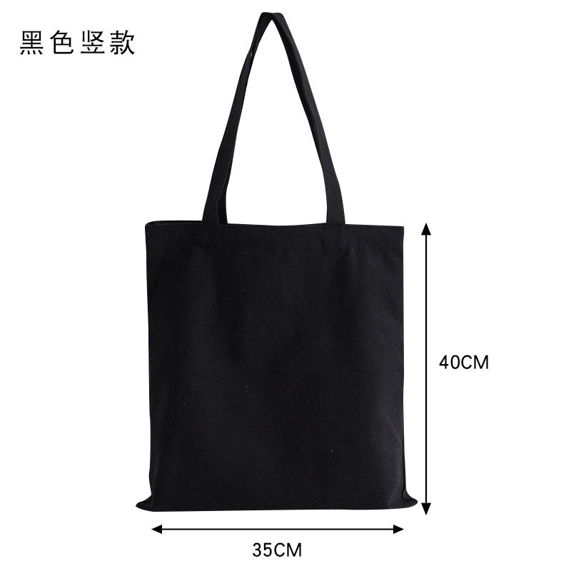 【Professional Customization】Canvas Bag Custom Canvas Bag Custom Pattern Diy Cloth Bag Female Portable Cotton Shopping Bag Green Bag Printable Logo Manufacturers Customized Various Sizes and Styles(minimum 50pcs)