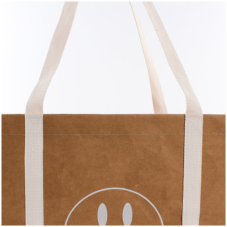 【Professional Customization】Factory Custom Wash Kraff Paper Handbag Shoulder Bag Kraff Paper Double-layer Material Large-capacity Oblique BagPrintable Logo Manufacturers Customized Various Sizes and Styles(minimum 50pcs)