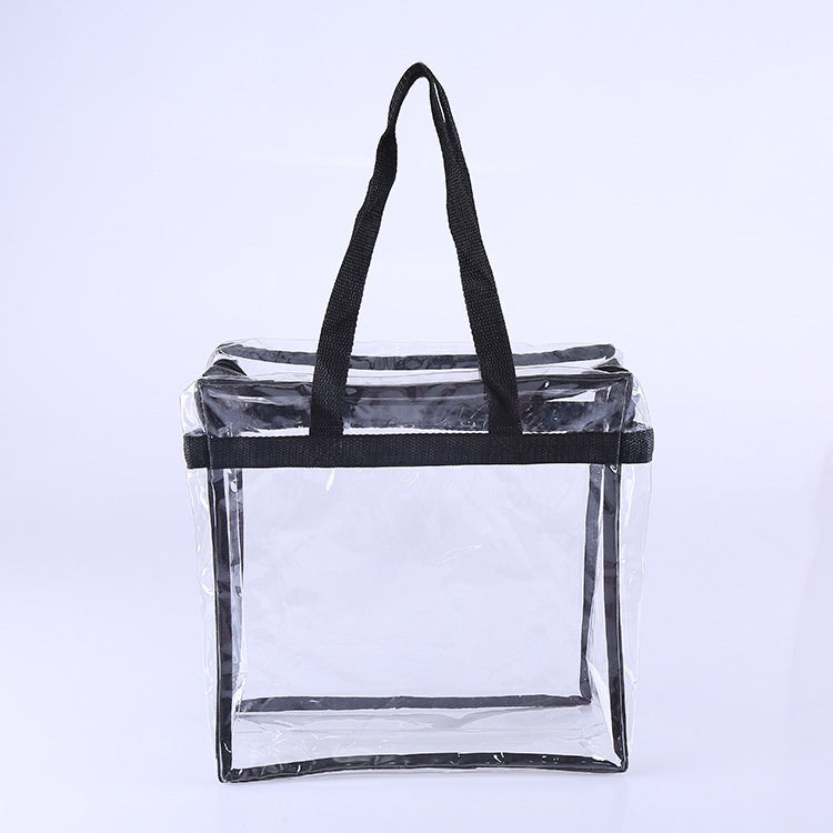 【Professional Customization】Production and  of PVC Handbags Transparent One Shoulder Portable Shopping Bags Portable Gifts Beauty BagPrintable Logo Manufacturers Customized Various Sizes and Styles(minimum 50pcs)