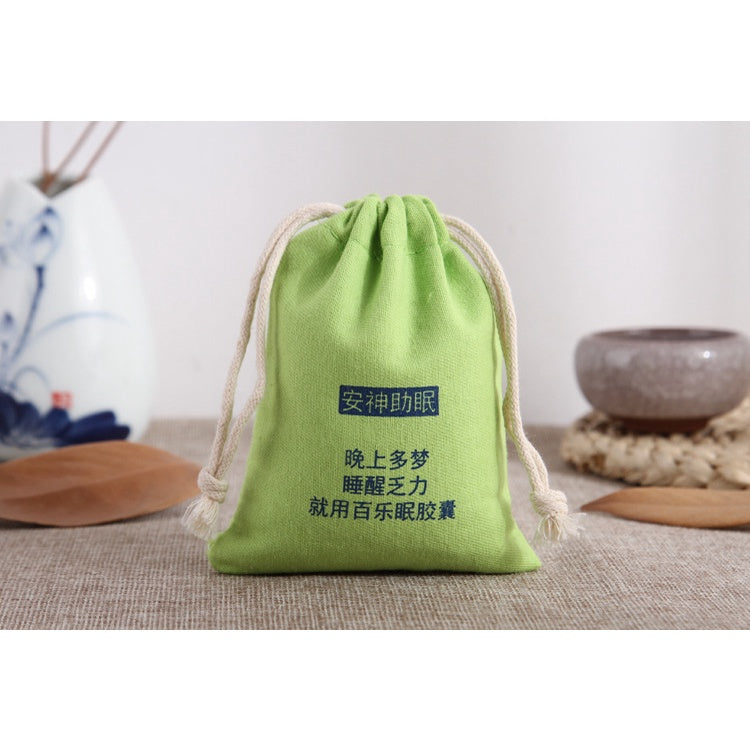 【Professional Customization】Herbal Bag Green Gift Jewelry To Collect Bags of Cotton Bags Tea BagPrintable Logo Manufacturers Customized Various Sizes and Styles(minimum 50pcs)