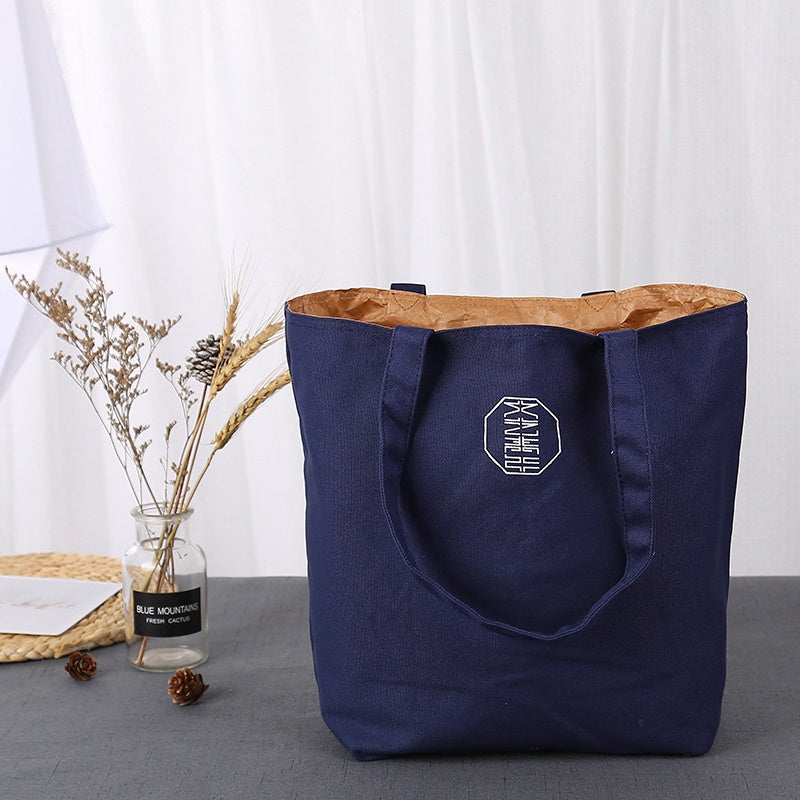 【Professional Customization】DuPont Paper Bag Custom Printed Logo Canvas Bag Custom Kraft Paper Bag Handbag Shoulder Tear-proof Washable Paper Bag Printable Logo Manufacturers Customized Various Sizes and Styles(minimum 50pcs)