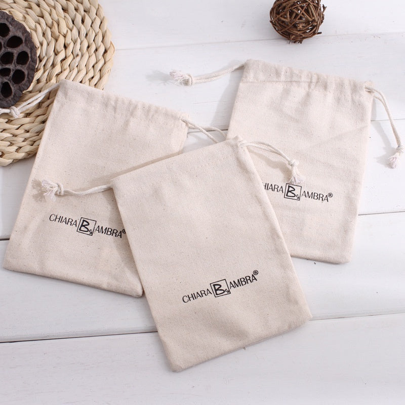 【Professional Customization】Custom Cotton Bag Drawstring Bag Gift Jewelry Storage Bag Rice Bag Chopsticks Straw Tableware Set BagPrintable Logo Manufacturers Customized Various Sizes and Styles(minimum 50pcs)