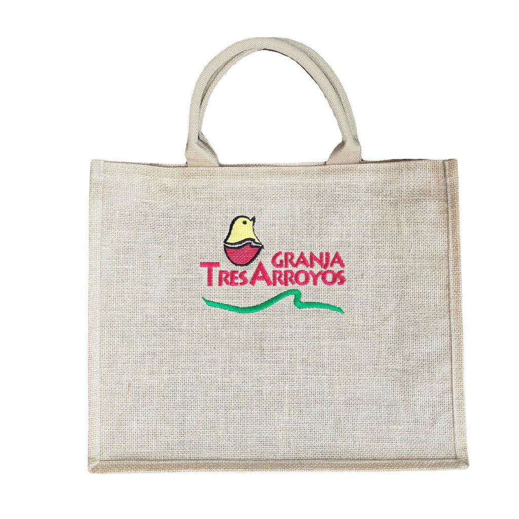 【Professional Customization】Customized Embroidered Jute Shopping Bags Hand-held Tea Drinks Gift Packages Sacks and Jute Bags Storage Bags Wholesale Printable Logo Manufacturers Customized Various Sizes and Styles(minimum 50pcs)