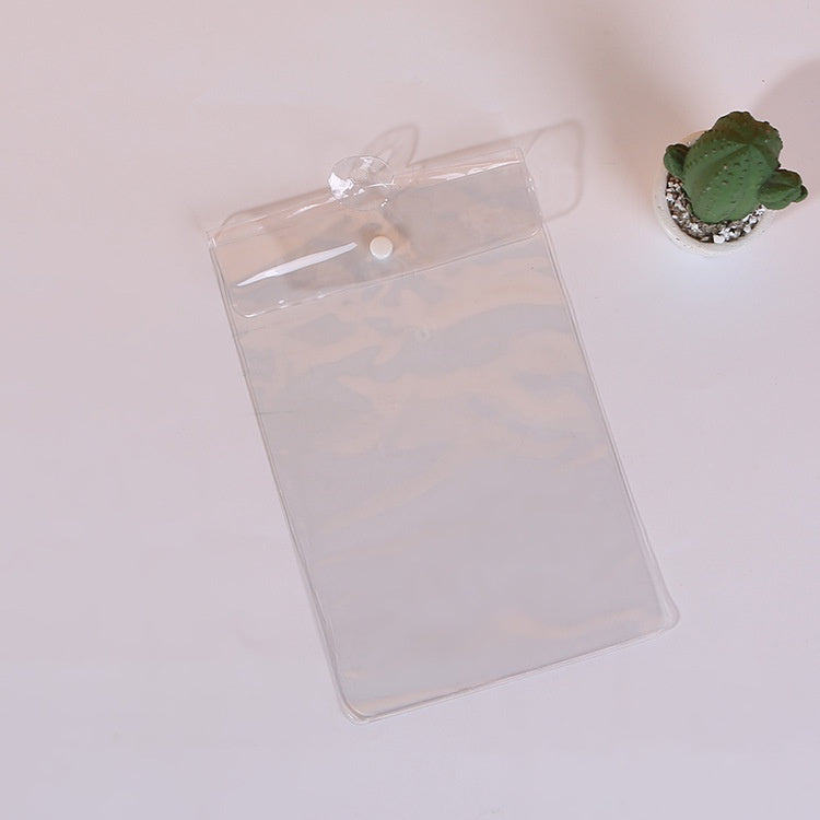 【Professional Customization】PVC Transparent Bag Customized Button Handle Bags Socks Gift Packaging Bags Transparent Bags PVC BagsPrintable Logo Manufacturers Customized Various Sizes and Styles(minimum 50pcs)