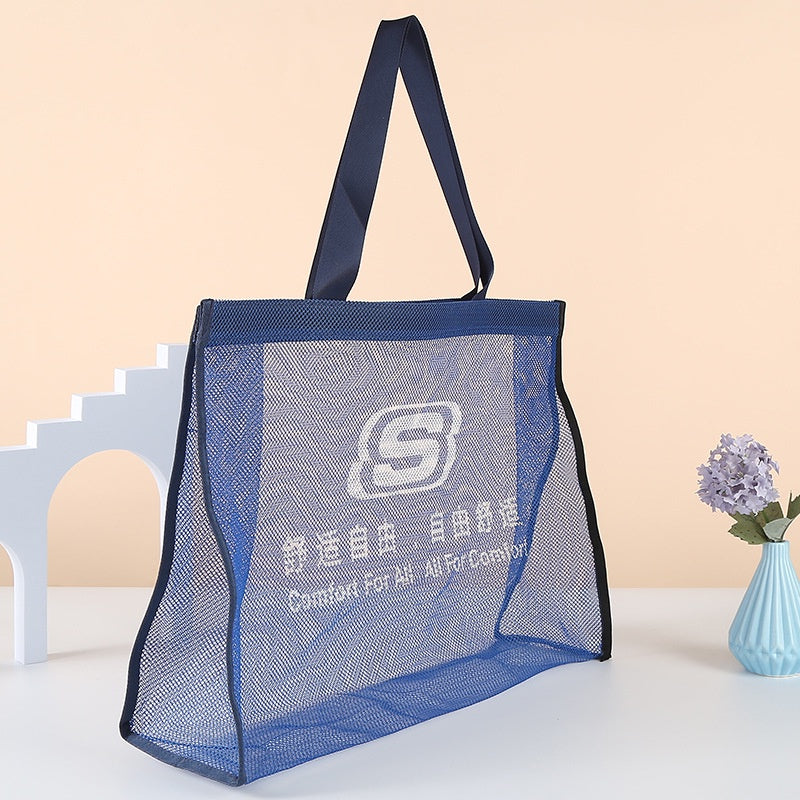 【Professional Customization】Clothing Collection Net Cloth Bags Custom Creative Advertising Yarn Net Bags Transparent Hand-held Wash BagPrintable Logo Manufacturers Customized Various Sizes and Styles(minimum 50pcs)