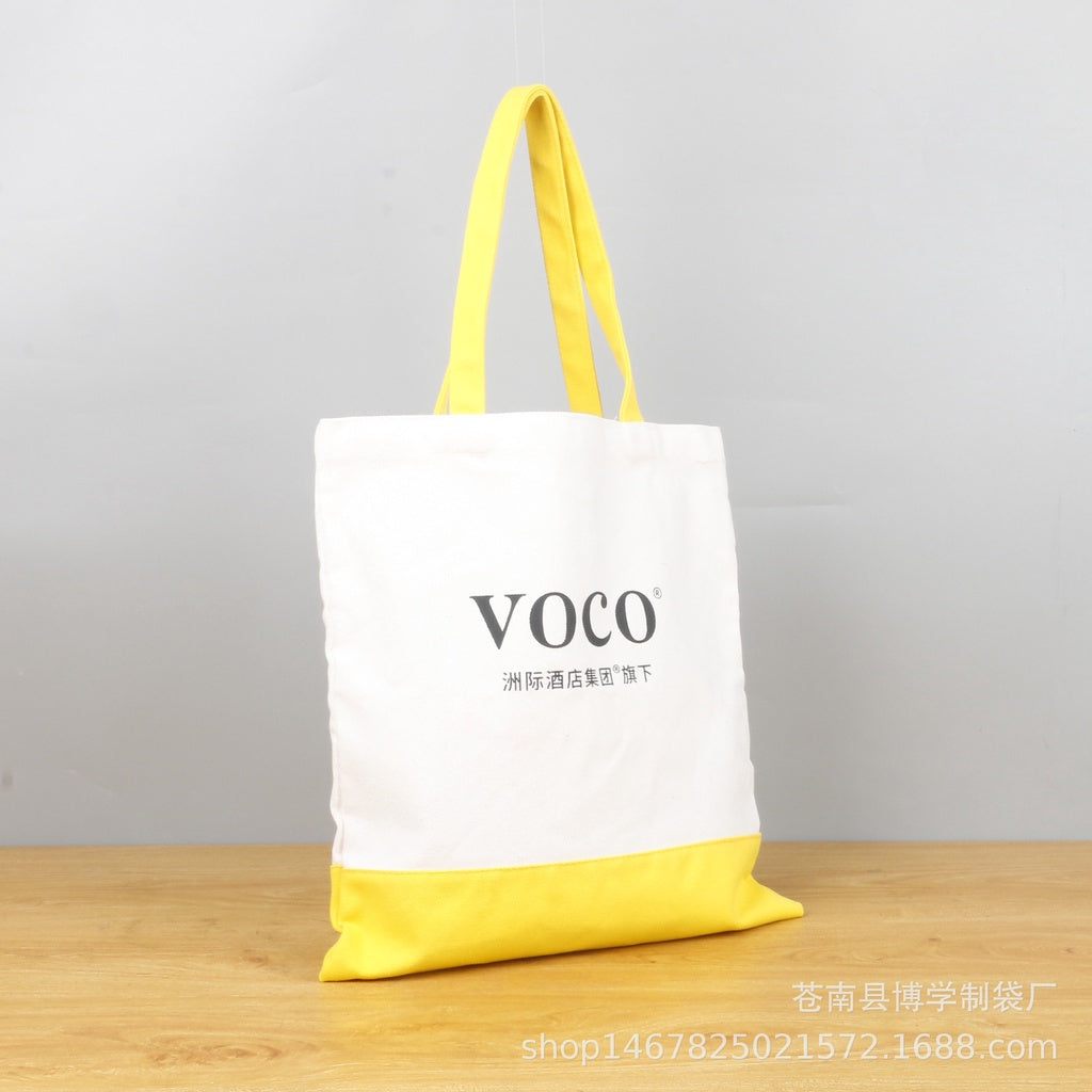 【Professional Customization】Customized Logo Advertising Creative Gift Handbag Printing Shopping Cotton BagPrintable Logo Manufacturers Customized Various Sizes and Styles(minimum 50pcs)