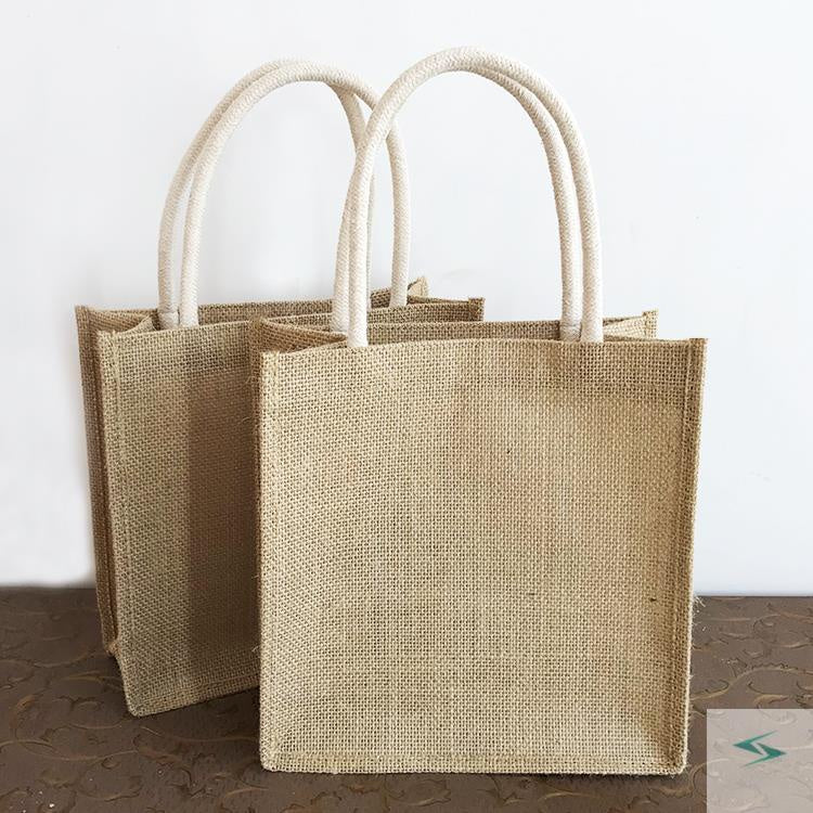 【Professional Customization】Jute Bag Small Bag Retro High Grade Linen Bag Exquisite Simple Gift Bag Gift Bag Handbag Printable Logo (minimum 50pcs) Printable Logo Manufacturers Customized Various Sizes and Styles(minimum 50pcs)