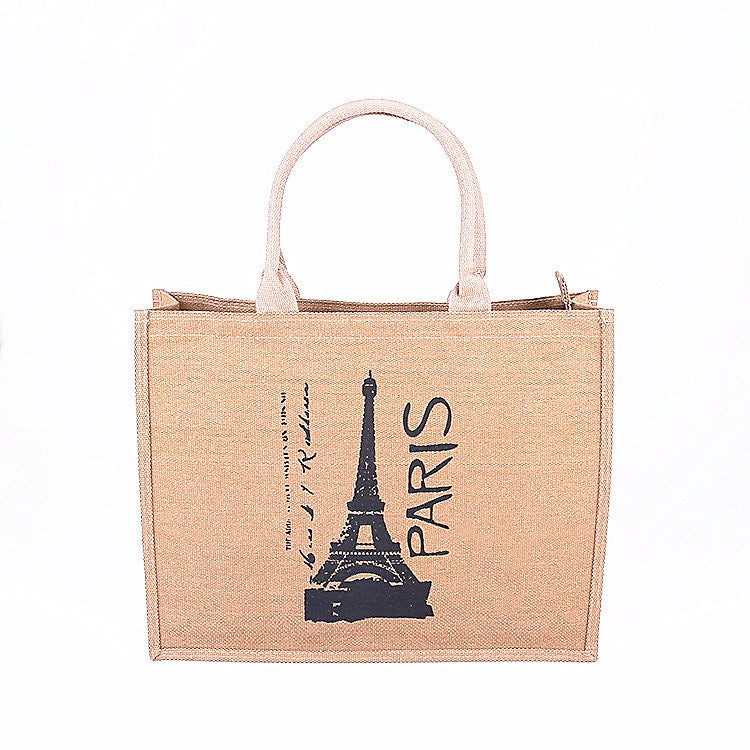 【Professional Customization】Sack Custom Jute Bag Cotton Tote Bag Covered Linen Gift Bag Custom  HandbagPrintable Logo Manufacturers Customized Various Sizes and Styles(minimum 50pcs)