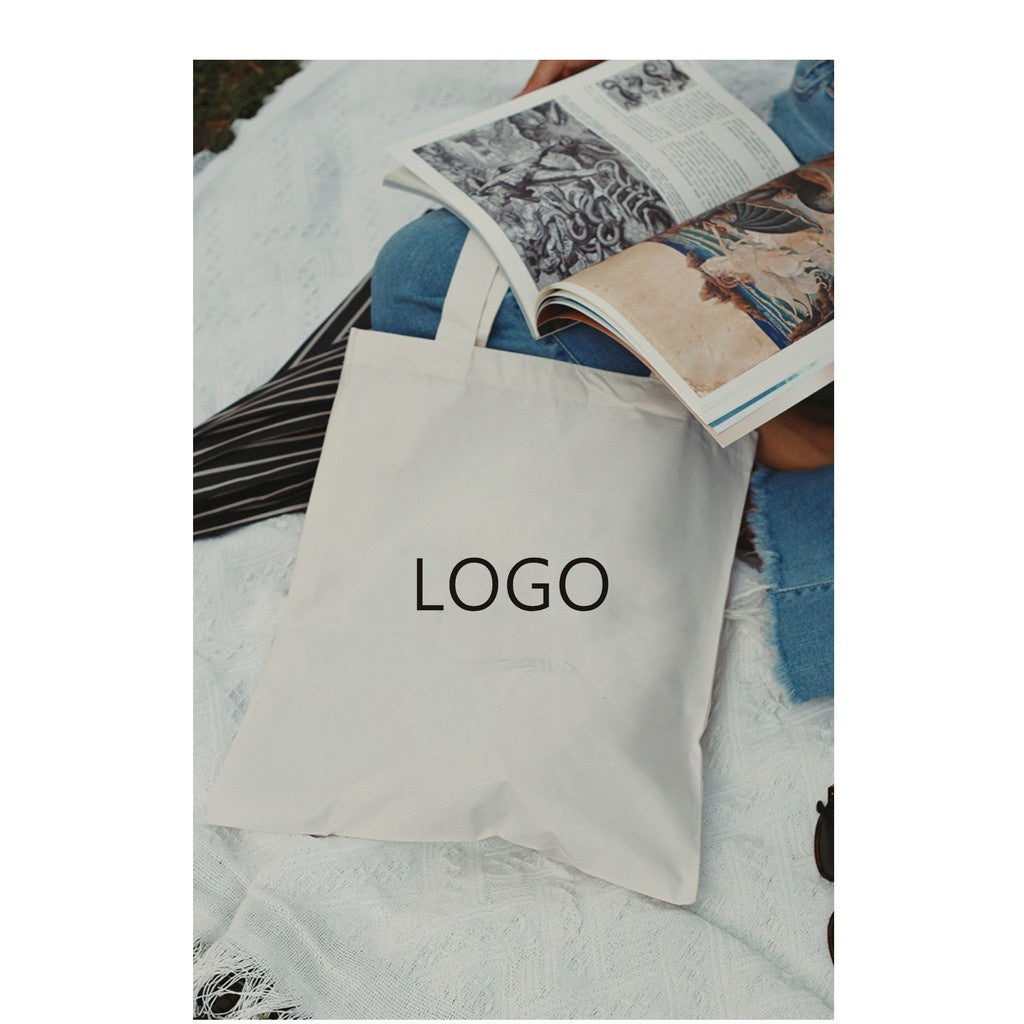 【Professional Customization】Original Illustration Fun Comics Simple Cotton Canvas Bag Environmental Protection Bag Bag Handbag Printable Logo Manufacturers Customized Various Sizes and Styles(minimum 50pcs)