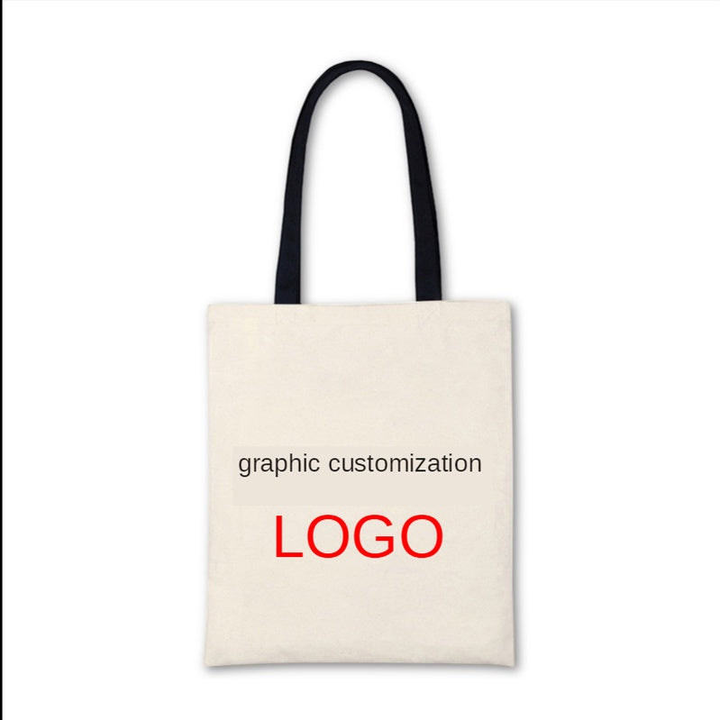 【Professional Customization】Environmental protection canvas bag student handbag tutorial cotton bag training advertising shopping bags Printable Logo Manufacturers Customized Various Sizes and Styles(minimum 50pcs)