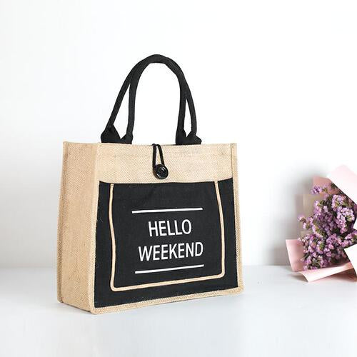 【Professional Customization】Linen Canvas Handbag, Environmental Protection Gift Bag, Jute Bag, Student's Book, Large Capacity Portable Bag Printable Logo Manufacturers Customized Various Sizes and Styles(minimum 50pcs)