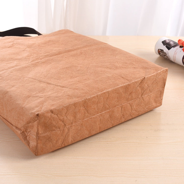 【Professional Customization】Custom Tear-proof Washed DuPont Paper Bags Pattern Kraft Paper Bags Custom Handbags DuPont Printable Logo Manufacturers Customized Various Sizes and Styles(minimum 50pcs)