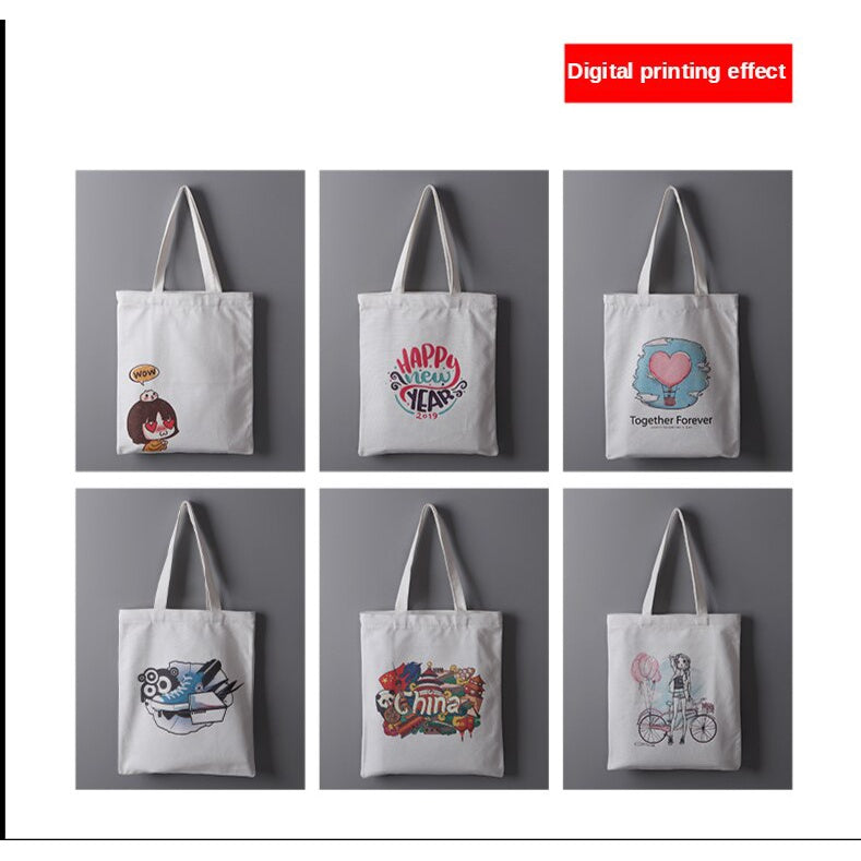 【Professional Customization】Canvas Bag Shopping Bag Handbag Customized Advertisement  Business Enterprise Publicity Cotton Bag Printable Logo Manufacturers Customized Various Sizes and Styles(minimum 50pcs)