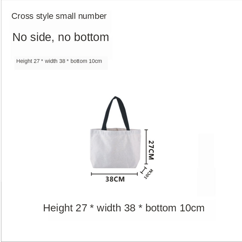 【Professional Customization】Environmental protection canvas bag student handbag tutorial cotton bag training advertising shopping bags Printable Logo Manufacturers Customized Various Sizes and Styles(minimum 50pcs)