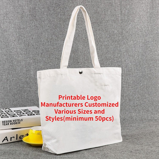 【Professional Customization】Custom-made Sail Cotton Bag Portable Fashion Event Reporter Advertising Conference Company Gift Bag Shopping Bag Printable Logo Manufacturers Customized Various Sizes and Styles(minimum 50pcs)