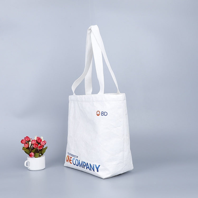 【Professional Customization】Washed Kraft Paper Bag Ins Nordic Feng Shui Washed Kraft Paper Storage Bag Makeup Brush Bucket  DuPont Paper BagPrintable Logo Manufacturers Customized Various Sizes and Styles(minimum 50pcs)