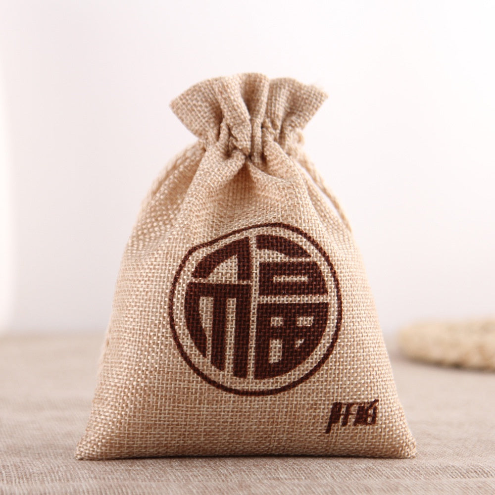 【Professional Customization】Hemp Bundle Pocket Factory Printed Logo Free Design Special Rice Bag Packaging Drawstring Storage BagPrintable Logo Manufacturers Customized Various Sizes and Styles(minimum 50pcs)