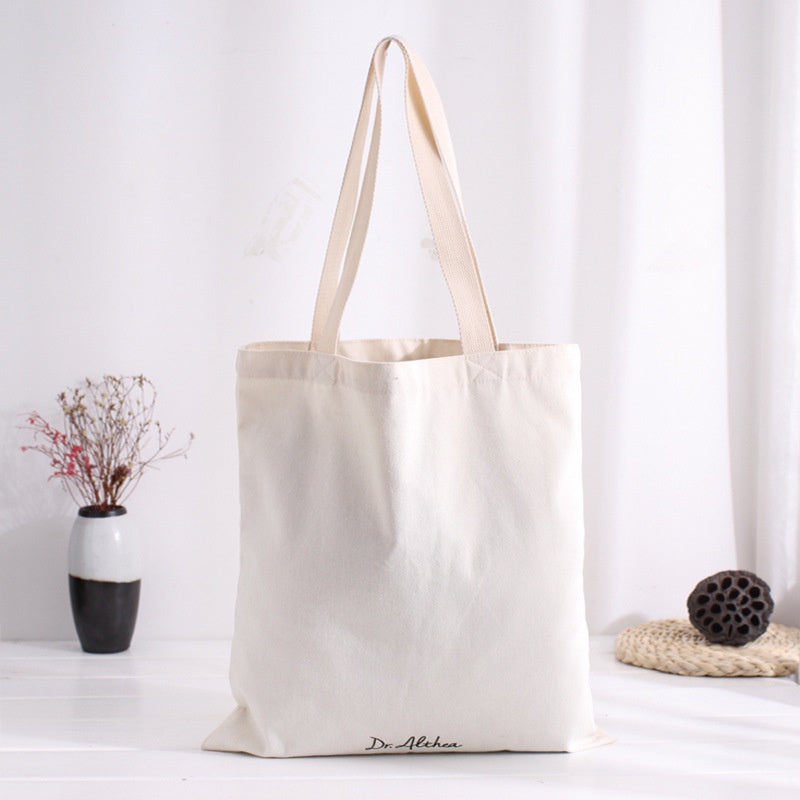 【Professional Customization】Canvas Hand-held Shopping Bag Book Storage Bag Enterprise Customized Advertising Gift BagPrintable Logo Manufacturers Customized Various Sizes and Styles(minimum 50pcs)