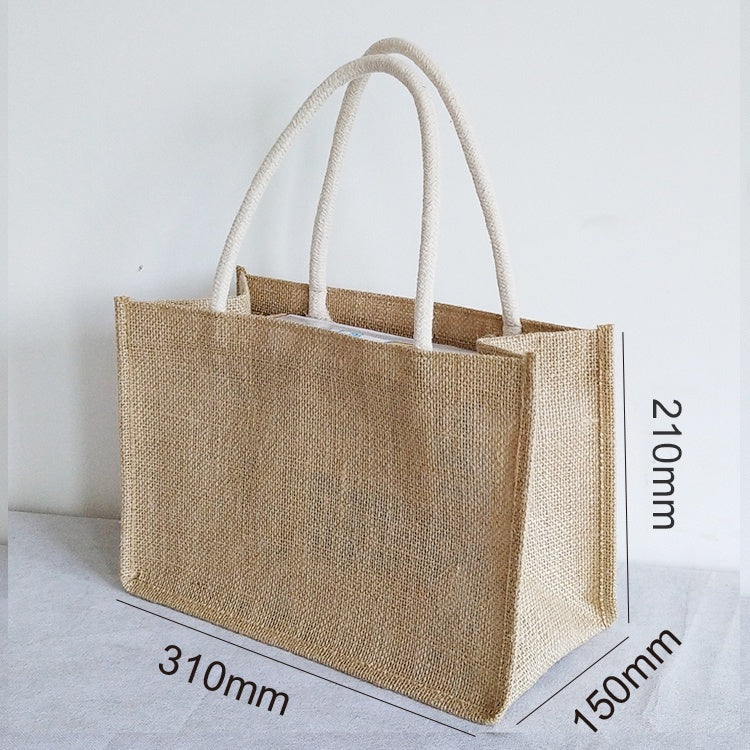 【Professional Customization】Gift Bags Portable High-end Simple Cotton And Linen Bag Portable Small Fresh Literary Gifts Bagged Books Printable Logo Manufacturers Customized Various Sizes and Styles(minimum 50pcs)