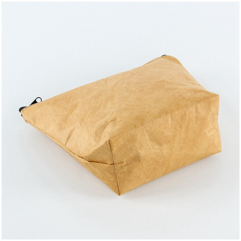 【Professional Customization】Custom Wash Kraft Paper Wash Bags Zipper Bags Can Be Customized Printing Easy To Carry SimplePrintable Logo Manufacturers Customized Various Sizes and Styles(minimum 50pcs)