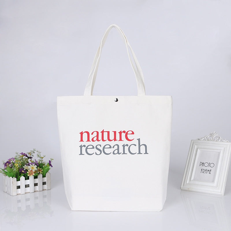 【Professional Customization】Creative Print Canvas Tote Shopping Bag Custom Silk Print Bag Casual HandbagPrintable Logo Manufacturers Customized Various Sizes and Styles(minimum 50pcs)