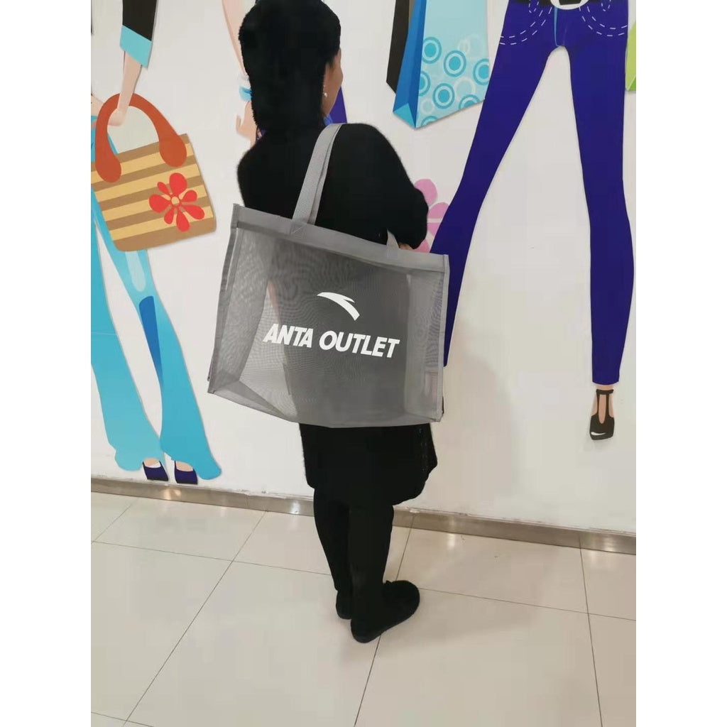 【Professional Customization】Beach Travel Collection Hand-made Nylon Mesh Tote Shopping Bag Transparent Beach Mesh Bag CustomizationPrintable Logo Manufacturers Customized Various Sizes and Styles(minimum 50pcs)